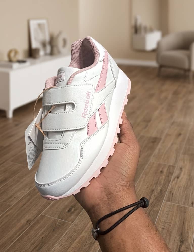 Baskets Enfant Reebok - Blanc & Rose