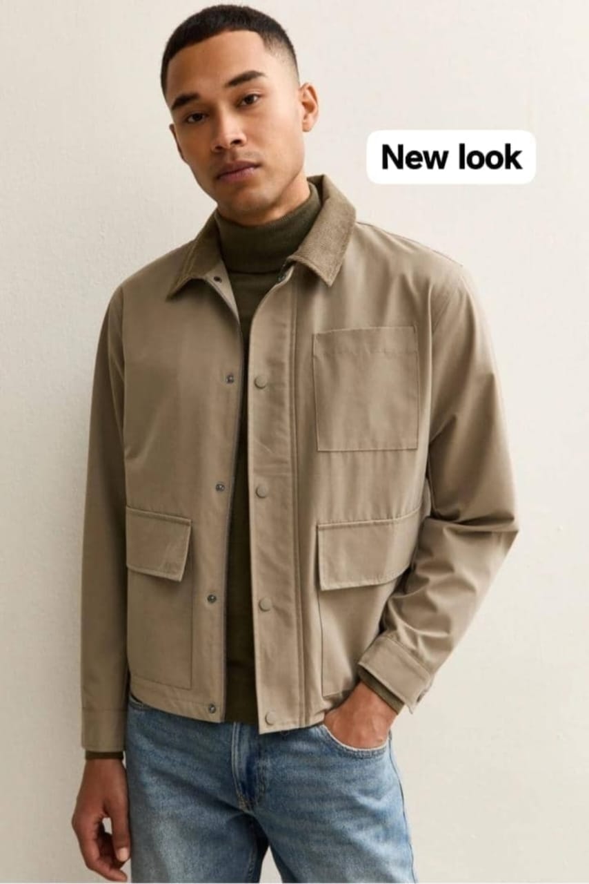 Veste homme kaki- style casual chic - New Look