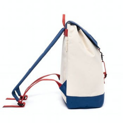 Sac à dos imperméable - Blanc et bleu
