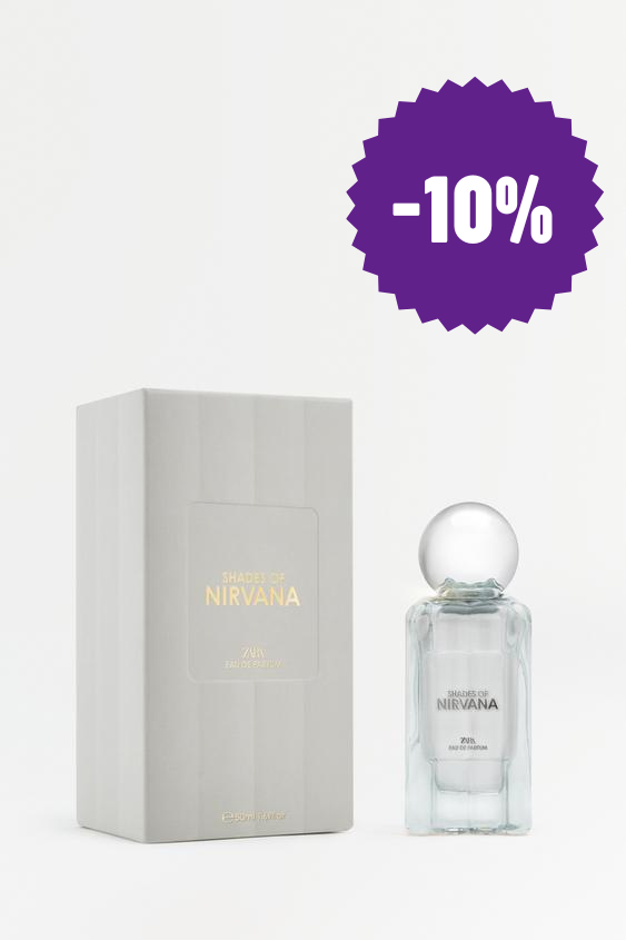 Parfum Femme ZARA - SHADES OF NIRVANA - 50 ML