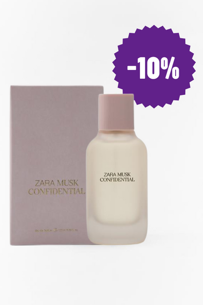 Parfum Femme ZARA - MUSK CONFIDENTIAL - 100 ML