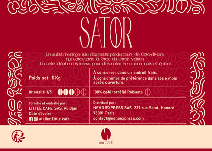 Café moulu SATOR by Little Café - poids net : 250 g