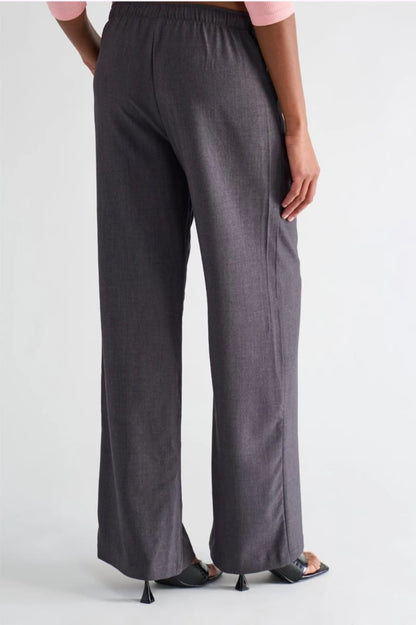 Pantalon fluide anthracite gris