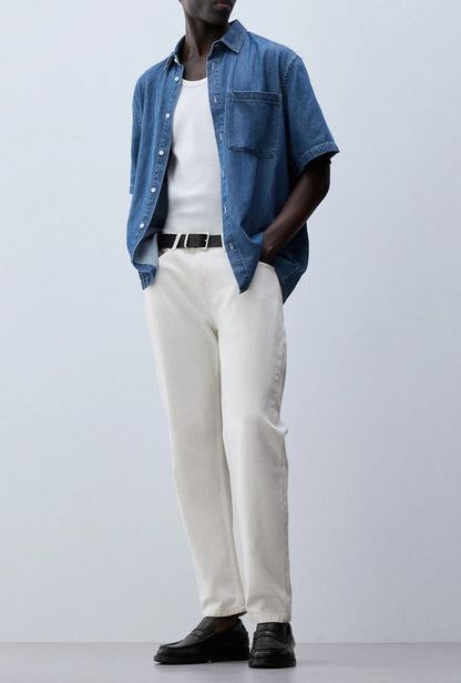 Chemise Demin -manche courte