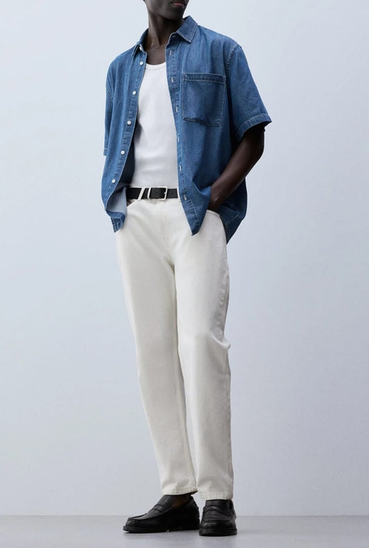 Chemise Demin -manche courte
