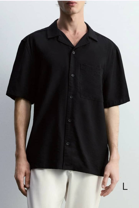 Chemise Manche courte -coupe  fluide