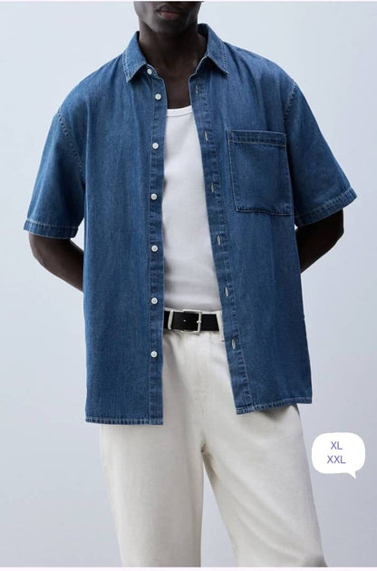 Chemise Demin -manche courte