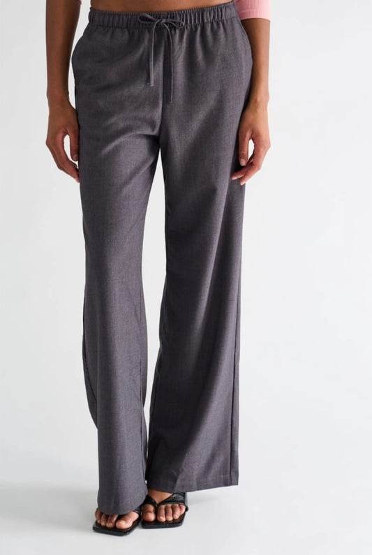 Pantalon fluide anthracite gris