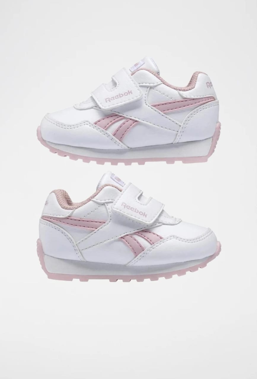 Baskets Enfant Reebok - Blanc & Rose